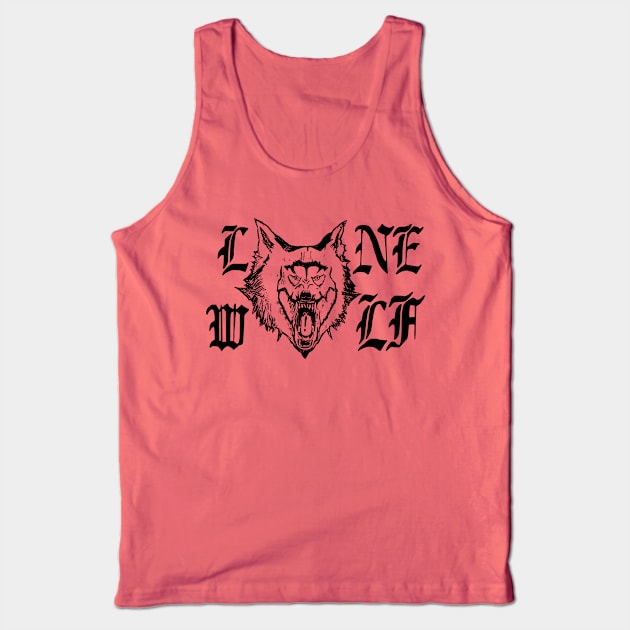 lone wolf Tank Top by Oluwa290